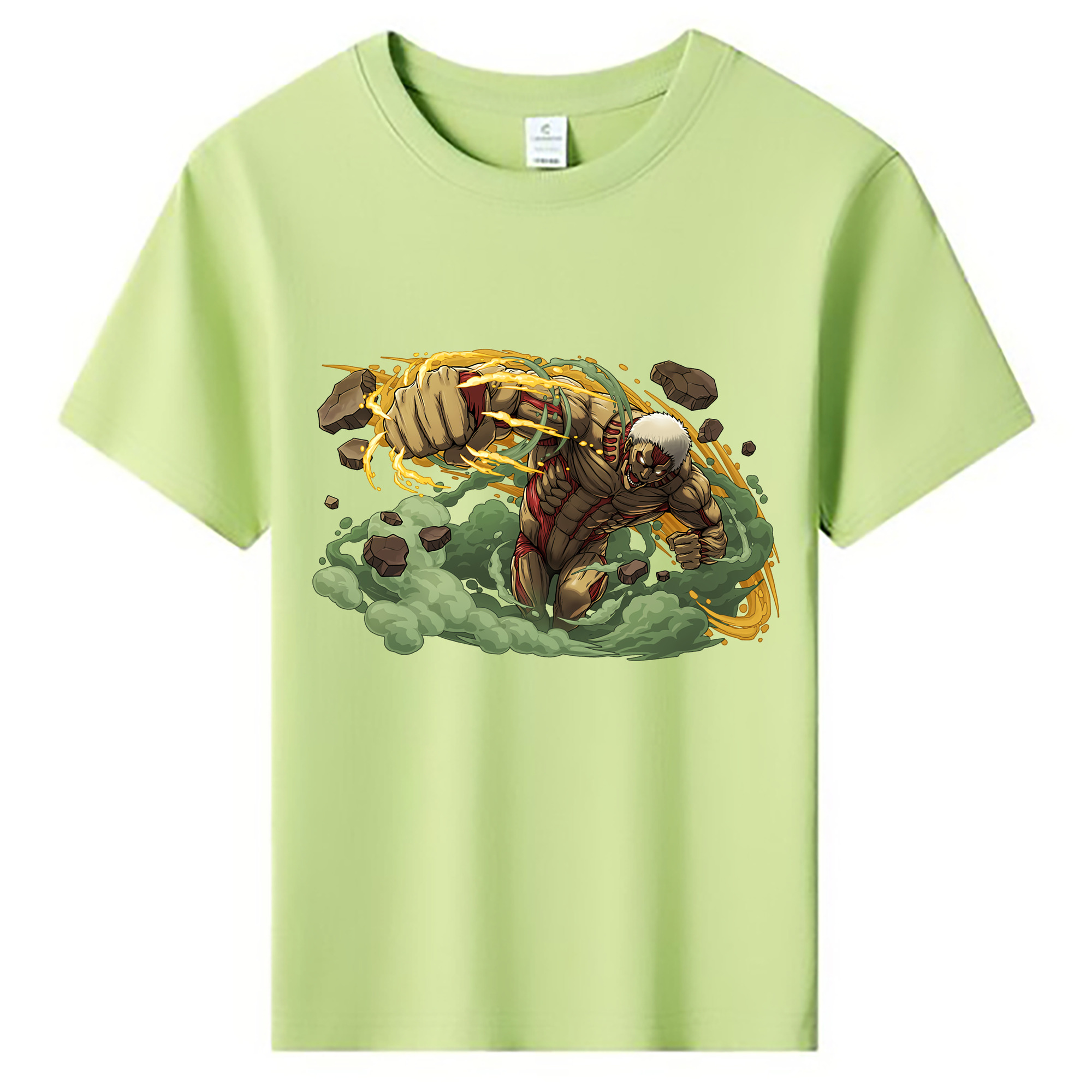 （画像用） 進撃の巨人 Attack on Titan 綿100％キッズTシャツ（フロントプリント）